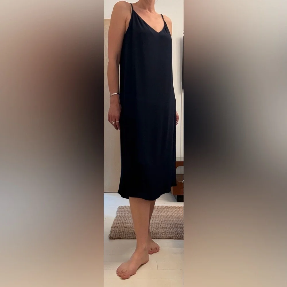 Babaton Templeton Slip Dress in Navy - Picture 13 of 14